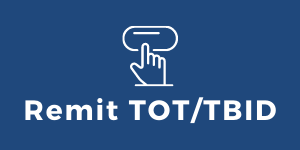 Clickable web button with the words "Remit TOT/TBID"