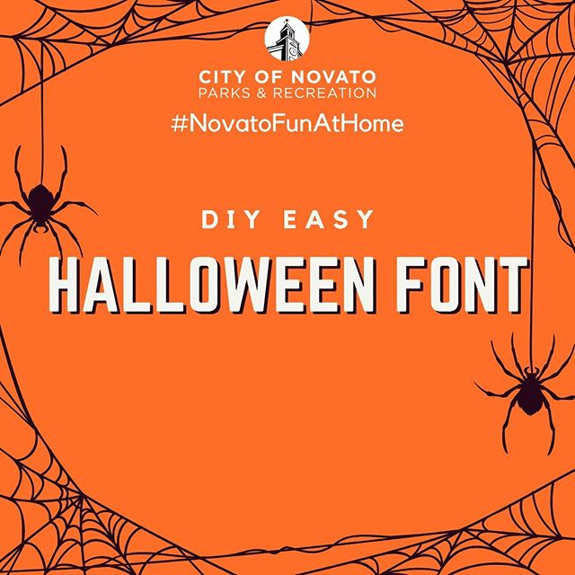 Halloween Font NovatoFunAtHome