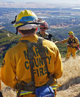 Image of a Marin County Firefighter