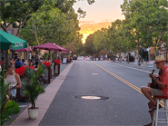 A picture of Grant Avenue in Downtown Novato