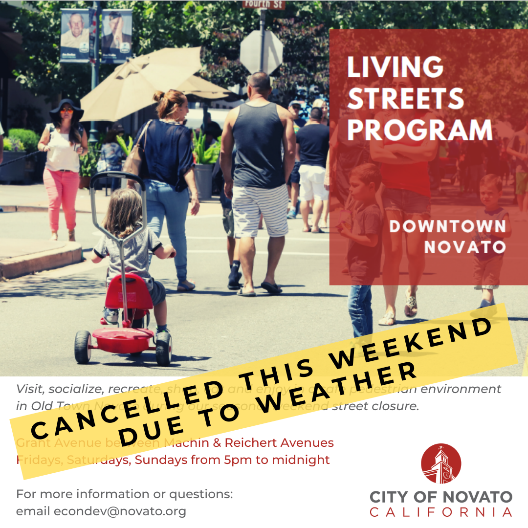 Living Streets cancelled for weekend of October 22-24