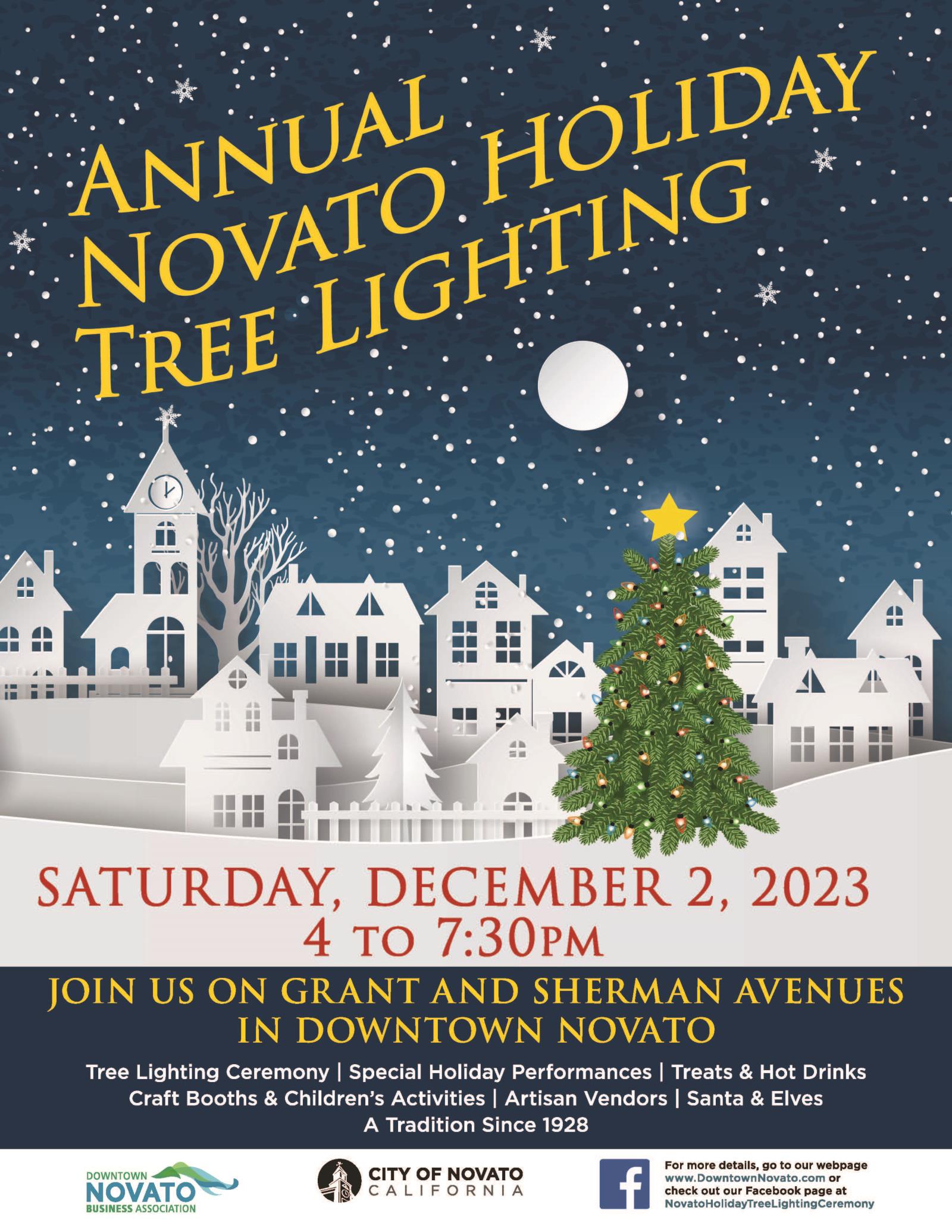 Holiday Tree Lighting Flyer