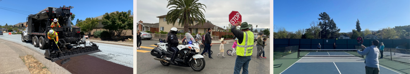 street paving, safe routes to schools and parks and recreation