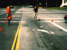 Traffic Control Painting crew