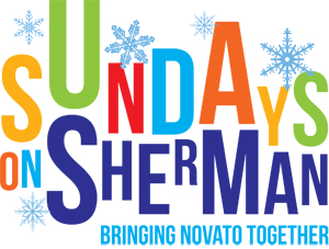 Sundays on Sherman Winter Logo for Banner