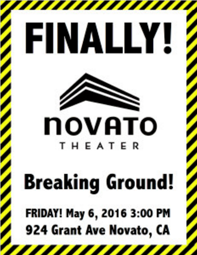 Image of Novato Theater flier