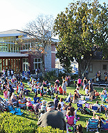 photo of concert on the City Hall Green