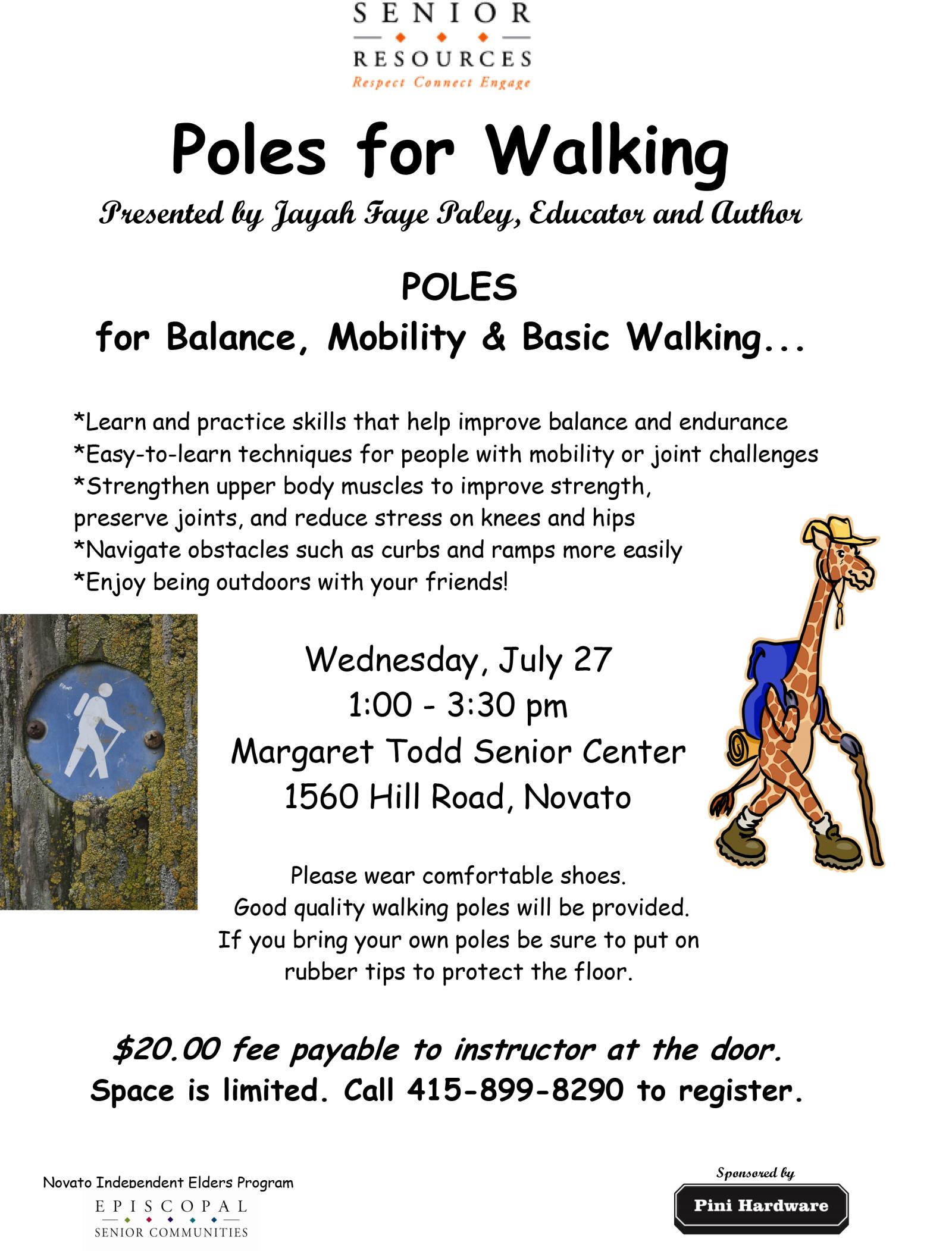 Poles for Walking 7-27-16