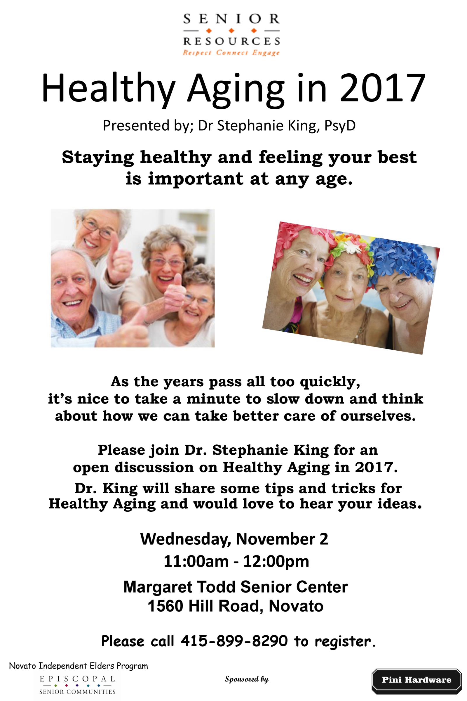 Healthy Aging in 2017