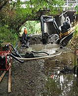 image of creek dredging