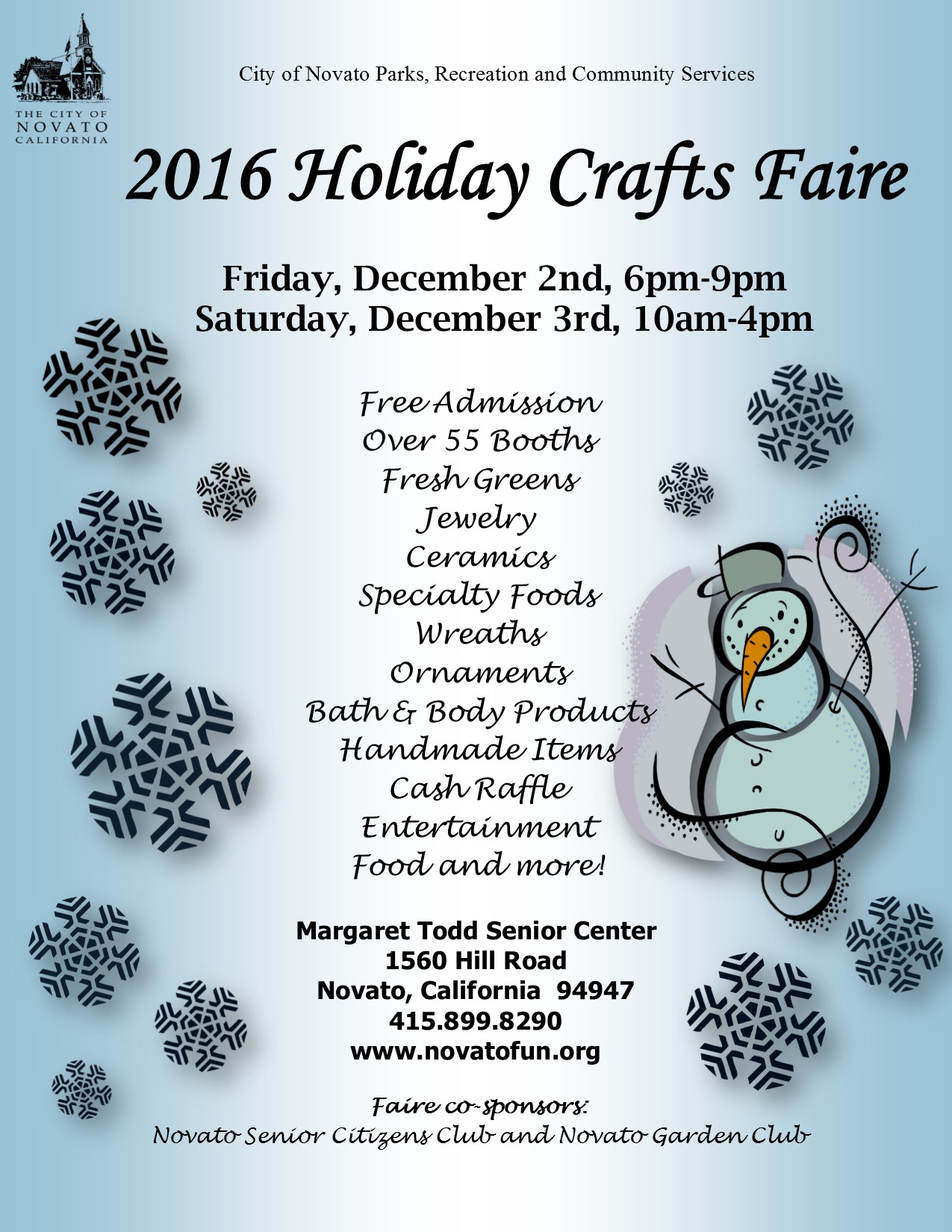 2016 Crafts Faire Flyer