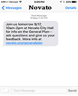 image of text message