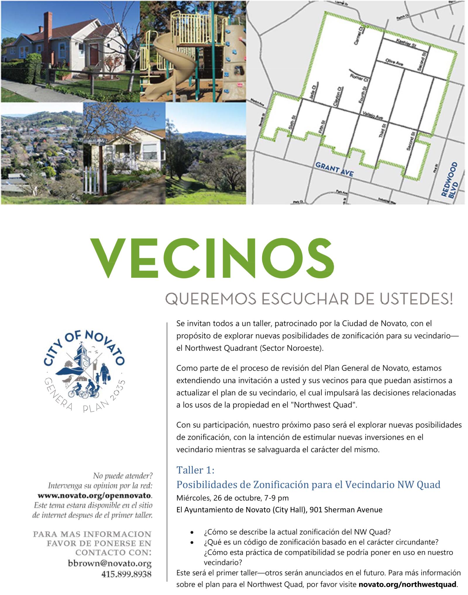 image of Neighborhood flier in spanish 