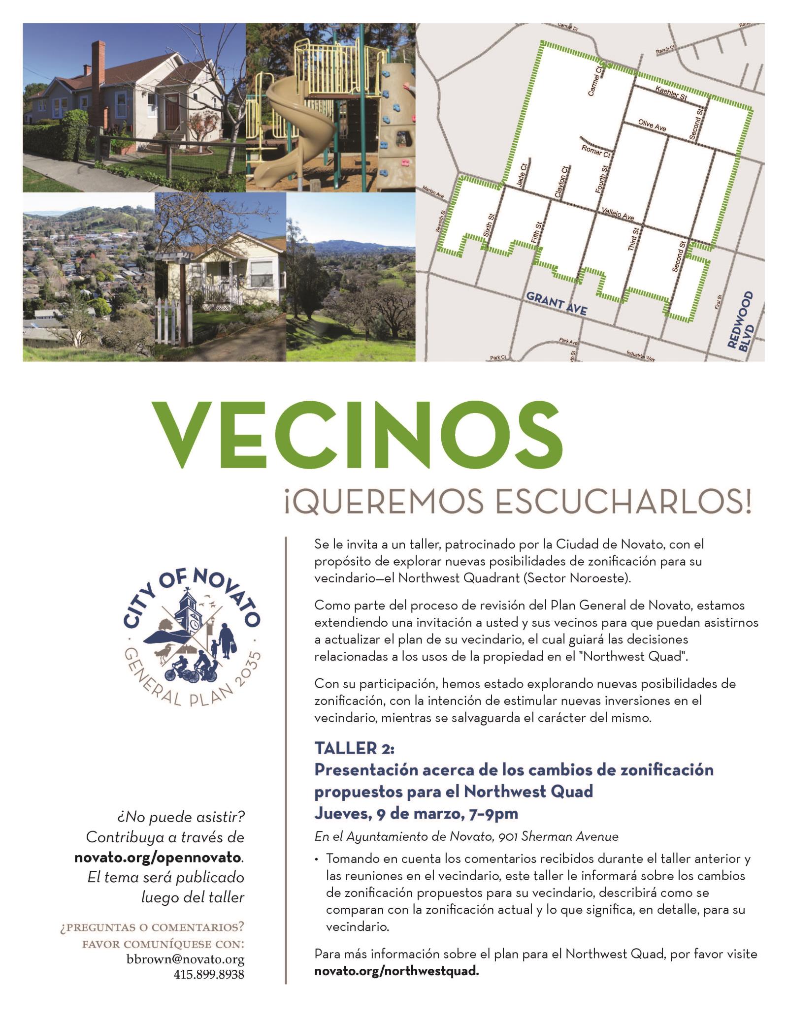 image of meeting flyer in spanish