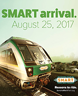 Image of smart train with the words 