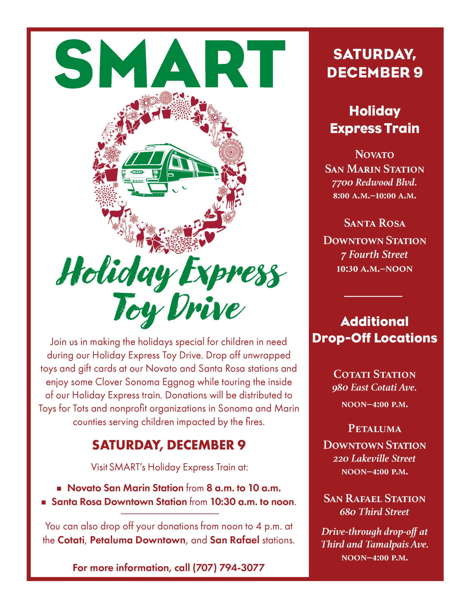 Image of holiday express flyer