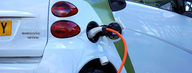 Image of an electric vehicle charging